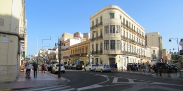 Una vista de la Avenida Juan Carlos I desde la calle Castelar