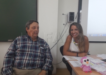 Jesús Sánchez, ayer, durante la rueda de prensa