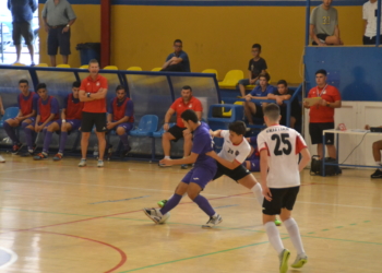 Los melillenses desplegaron un buen fútbol sala a lo largo de todo el enfrentamiento.