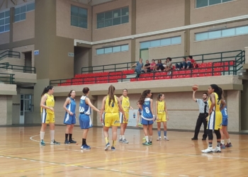 Imagen del encuentro de La Salle este domingo frente al CB Roquetas.