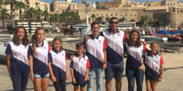 Componentes de la expedición del Real Club Marítimo de Melilla