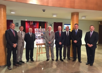Presidentes de Federaciones Nacionales, junto a las autoridades locales, que estuvieron presentes en la última de las ediciones celebradas en Melilla.