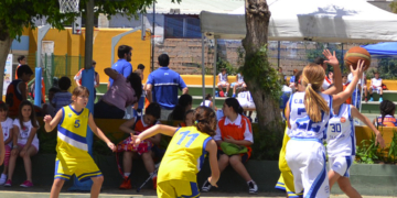 Imagen de la cantera del baloncesto local.