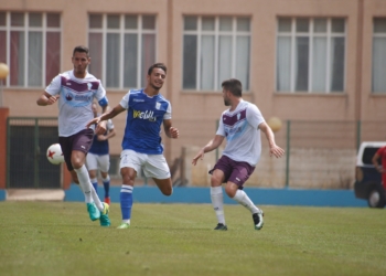 El futbolista canterano melillense disfrutó de minutos en el partido del pasado domingo frente a la escuadra de la UCAM Murcia.