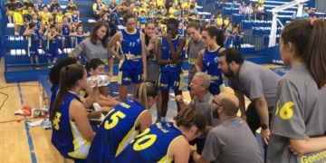 Imagen de uno de los partidos de La Salle, en la presente temporada liguera