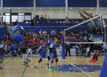 El CV Melilla jugó su partido de la Superliga en el pabellón Guillermo García Pezzi