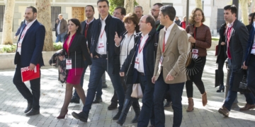 Rojas, en Alcalá de Henares con Pedro Sánchez y otros dirigentes del PSOE