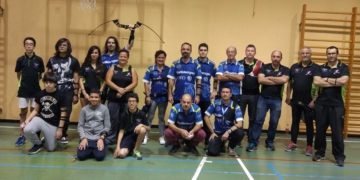 Foto de familia de los participantes que estuvieron presentes en esta competición local