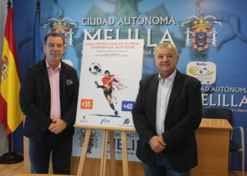 Antonio Miranda y Diego Martínez, en la presentación del cartel de la competición.