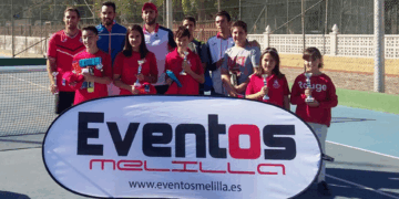 Imágenes de los diferentes jugadores que llegaron a las finales de sus respectivas categorías en este torneo melillense