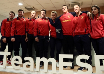 Componentes de la Selección de España, que se desplazará hasta el Campeonato del Mundo que se celebrará en los Estados Unidos.
