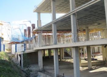 La constructora está terminando ya la estructura del IES Jardín Valenciano