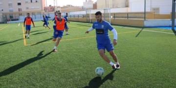 Sufian, en una de sus temporadas con la elástica de la UD Melilla