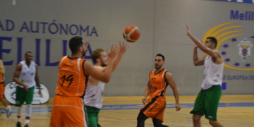 Los colegiales, en uno de sus partidos de esta temporada