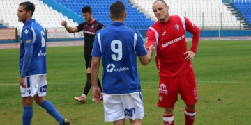 Imagen del último de los enfrentamientos entre el Melilla y el San Fernando