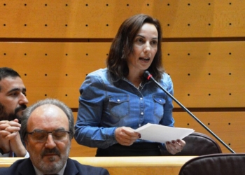 La senadora socialista por Tenerife, Olivia Delgado, fue una e las impulsoras.