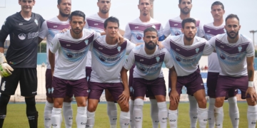 Once titular del FC Jumilla que saltó al terreno de juego en el partido de la primera vuelta disputado en el Álvarez Claro y que se saldó con victoria por la mínima de los melillenses