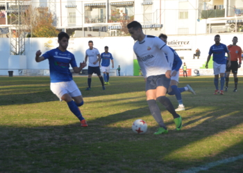 Joselu, en una jugada de un partido a domicilio.