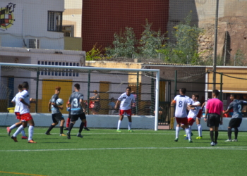 Imagen de uno de los partidos como locales de la escuadra de la Peña Real Madrid, en la presente temporada liguera.