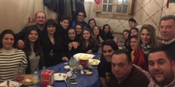 Todos los componentes de la escuadra melillense realizaron una cena de hermandad durante este fin de semana