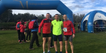 Imágen de la carrera que realizaron los dos melillenses en la mañana de ayer