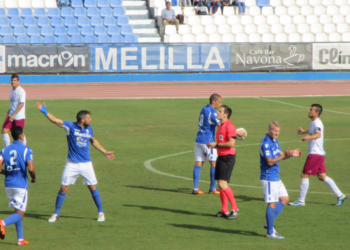 El colegiado granadino mostró diez cartulinas amarillas en el partido del pasado curso frente al FC Jumilla.