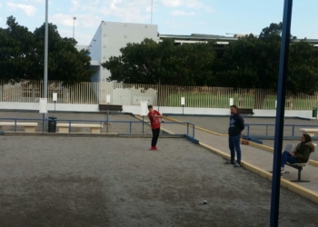 Imagen de uno de los participantes en el torneo disputado el domingo