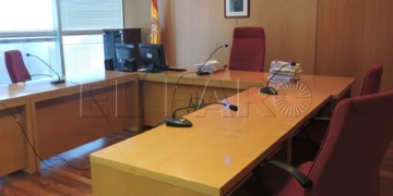 Una imagen de archivo de una de las salas del Juzgado de lo Penal de Melilla