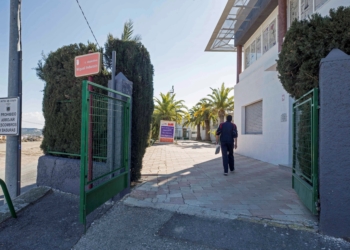 Instalaciones deportivas donde detuvieron a dos jugadores.