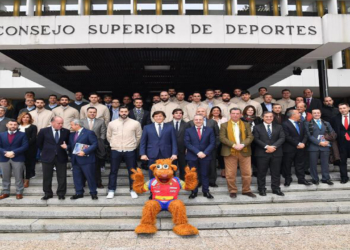 Combinado nacional antes de partir para el Campeonato de Europa.