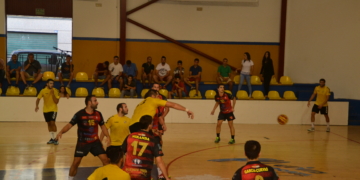 Imagen de uno de los partidos de la escuadra de nuestra ciudad en el pabellón Lázaro Fernández