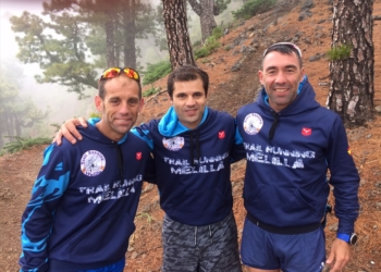 Componentes de la expedición del Trail Running Melilla que estará en tierras canarias.