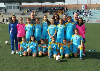 Selección de Melilla Sub-12 femenina que está disputando el Nacional.