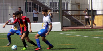 Imagen del último partido de los rojinegros en la liga