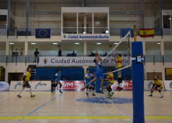 Los jugadores del CV Melilla atraviesan por un alto nivel de voleibol, en este tramo de competición liguera en la Superliga Masculina.