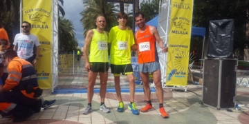 Tres primeros clasificados de la competición reina que se disputó en la jornada de ayer