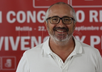 El secretario de Economía, Empleo y Emprendimiento del PSOE de Melilla, Jaime Bustillo