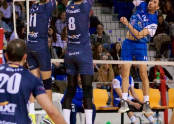 El mexicano Néstor Orellana, en uno de los remates