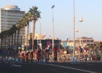 Imagen del Paseo Marítimo de nuestra ciudad, en la pasada edición de la Copa de Europa que se celebró en 2017.