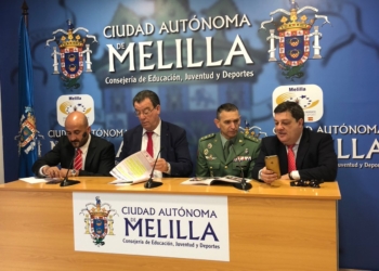 Imagen de las autoridades presentes en la rueda de prensa ofrecida en la matinal de ayer jueves.