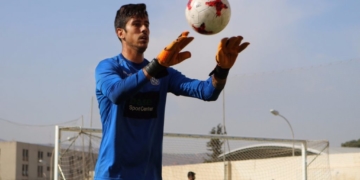 El meta asturiano de la escuadra que dirige Manolo Herrero es consciente de que la victoria es lo único que vale frente al CF Villanovense