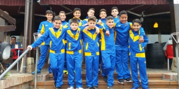 Los jugadores del combinado que dirige Jorge Barroso llegaron ayer a tierras cántabras.