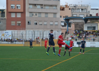 Los melillenses, en uno de sus partidos de esta temporada.