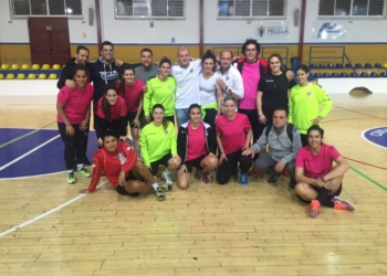 Integrantes de la escuadra melillense en la presente temporada liguera, en la Segunda División Nacional femenina de fútbol sala.