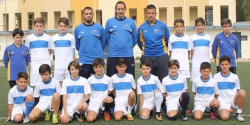 Jugadores de la selección melillense que todavía están en Madrid