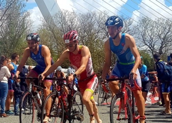 Álvaro Martín, en la salida de la primera de las transiciones