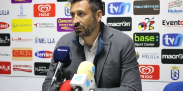 Manolo Herrero, técnico de la escuadra de nuestra ciudad posterior al partido que se disputó ayer.