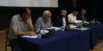 Una de las asambleas realizadas por la directiva unionista.