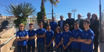 Jóvenes tripulantes de este bonito proyecto en el mundo de la vela.