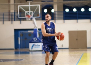Dani Rodríguez, en el entrenamiento del equipo.